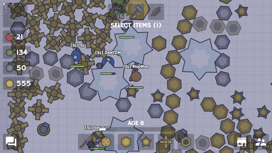 Скачать взлом MooMoo.io (Official] [MOD: быстрое развитие и ресурсы] — скриншот 2