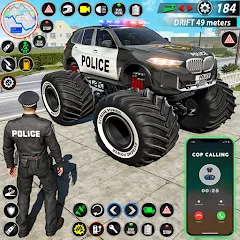 Police Monster Truck Car Games [MOD: безлимитные деньги и топливо] на Андроид