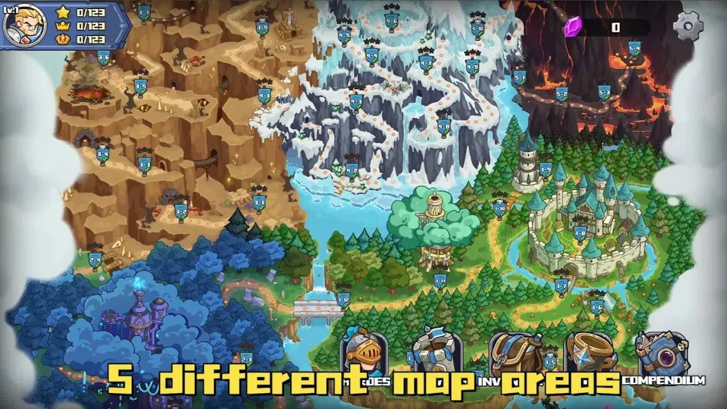 Chrono Crystal - Tower Defense [MOD: безлимитные монеты и кристаллы] (Бесплатно / APK) — скриншот 1