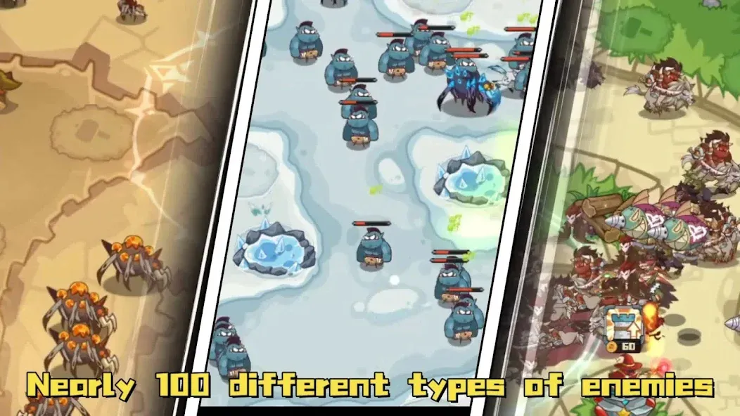 Chrono Crystal - Tower Defense [MOD: безлимитные монеты и кристаллы] (Бесплатно / APK) — скриншот 4