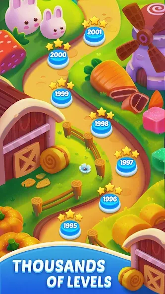 Candy Blast Fever:Cubes Crush [MOD: безлимитные жизни и усилители] на Андроид — скриншот 5