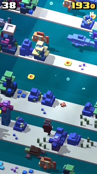Скачать взлом Crossy Road [MOD: бесконечные монеты и разблокированы персонажи] — скриншот 3