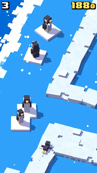 Скачать взлом Crossy Road [MOD: бесконечные монеты и разблокированы персонажи] — скриншот 4