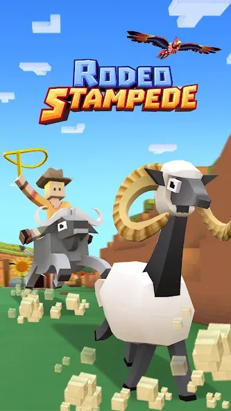 Rodeo Stampede: Sky Zoo Safari [MOD: безлимитные деньги и ресурсы] на Андроид — скриншот 1