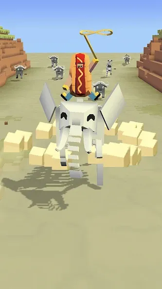 Rodeo Stampede: Sky Zoo Safari [MOD: безлимитные деньги и ресурсы] на Андроид — скриншот 2