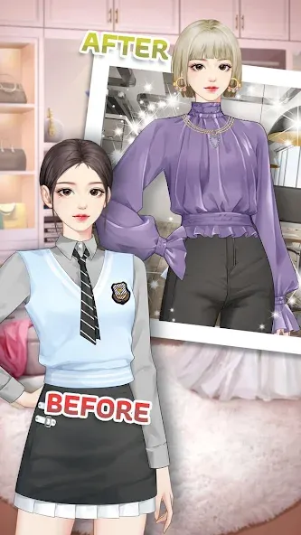 Скачать взлом Fashion City：Style&Dress Up [MOD: безлимитные деньги и алмазы] — скриншот 2