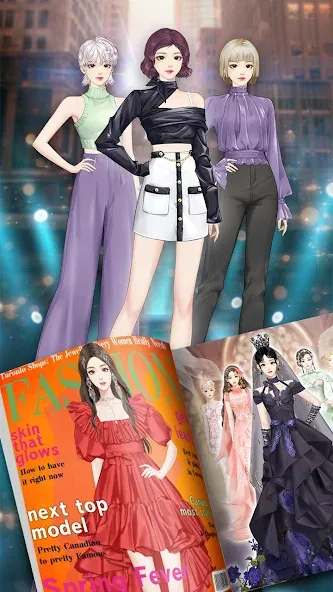 Скачать взлом Fashion City：Style&Dress Up [MOD: безлимитные деньги и алмазы] — скриншот 4
