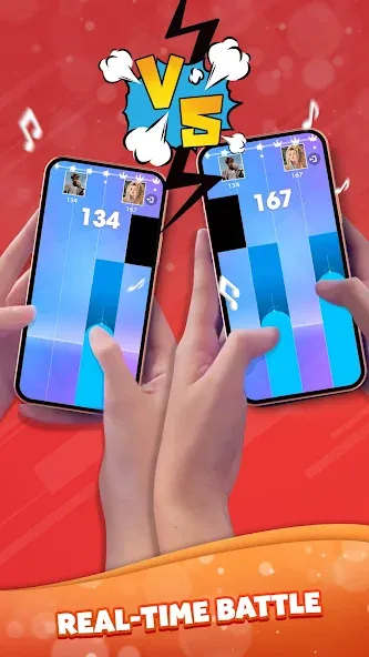Взломанная Magic Tiles 3 [MOD: безлимитные жизни и открыты все песни] на Андроид — скриншот 2