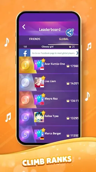 Взломанная Magic Tiles 3 [MOD: безлимитные жизни и открыты все песни] на Андроид — скриншот 5