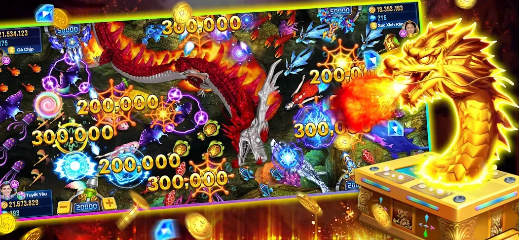 Скачать Dragon King:fish table games [MOD: безлимитные монеты и бонусы] на телефон — скриншот 4