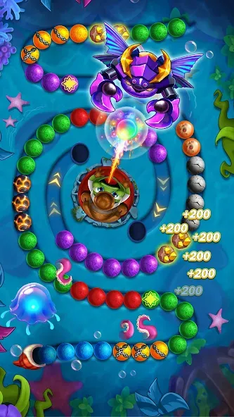 Скачать Marble Puzzle Legend [MOD: безлимитные жизни и подсказки] на телефон — скриншот 1