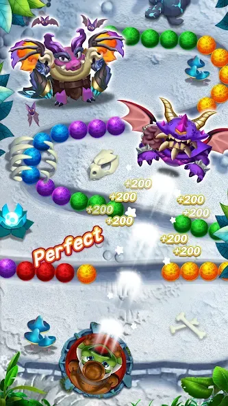 Скачать Marble Puzzle Legend [MOD: безлимитные жизни и подсказки] на телефон — скриншот 2