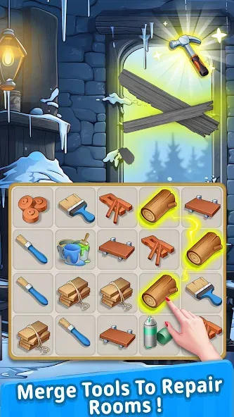 Merge Designer - Decor & Story [MOD: безлимитные деньги и ресурсы] на Андроид — скриншот 4