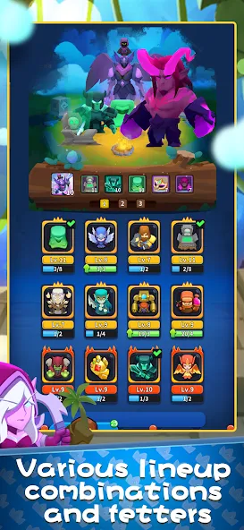 Merge Heroes: Tower Defense [MOD: безлимитные монеты и алмазы] (Бесплатно / APK) — скриншот 5