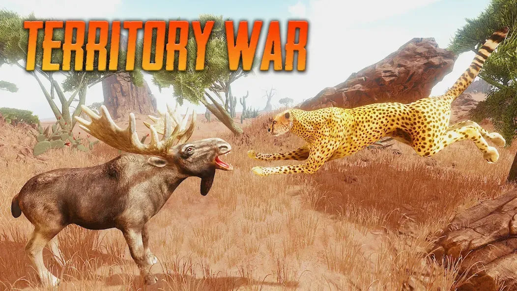 The Moose - Animal Simulator [MOD: безлимитные монеты и здоровье] — Скачать бесплатно (APK) — скриншот 2