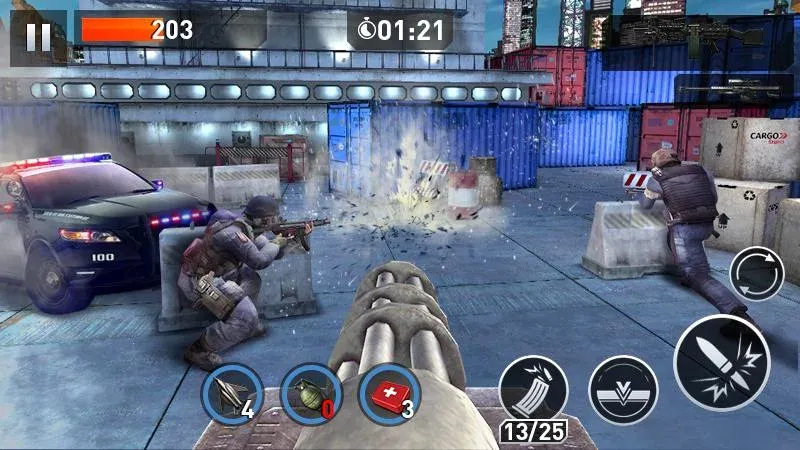 Elite Killer: SWAT [MOD: безлимитные патроны и открыто оружие] последняя версия — скриншот 3