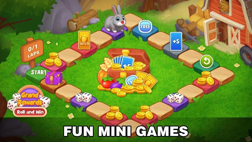 Solitaire Farm: Card Games [MOD: безлимитные монеты и подсказки] (Бесплатно / APK) — скриншот 3