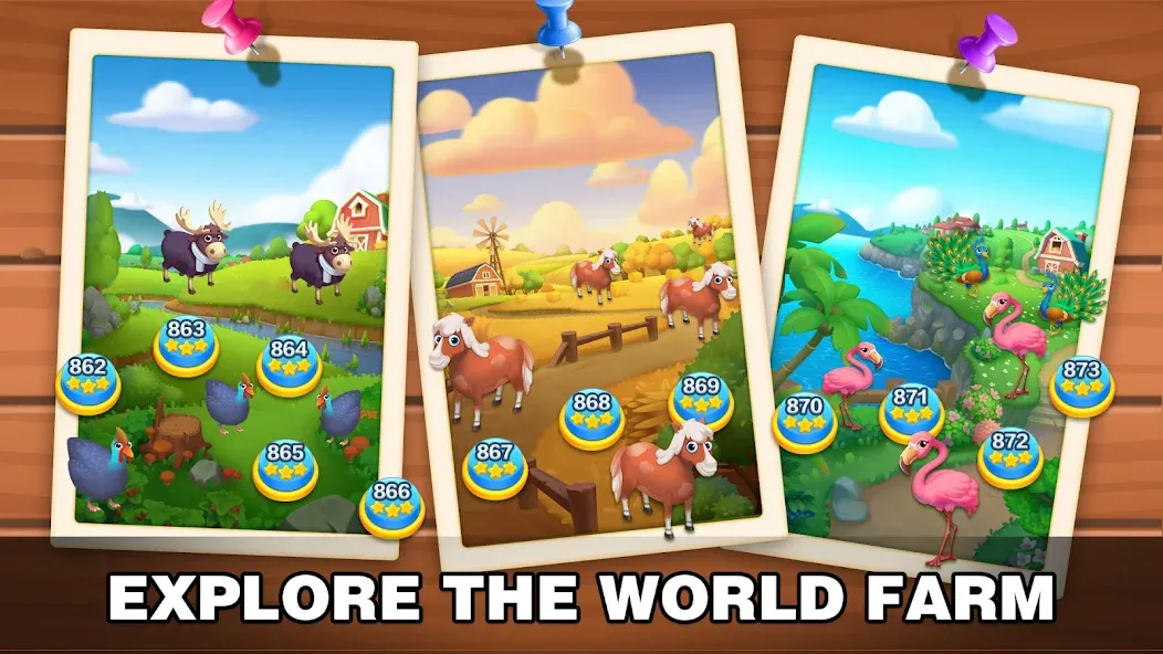 Solitaire Farm: Card Games [MOD: безлимитные монеты и подсказки] (Бесплатно / APK) — скриншот 5