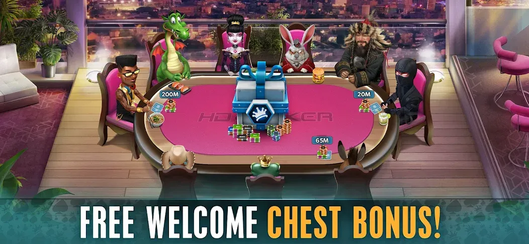 HD Poker: Texas Holdem Casino [MOD: безлимитные фишки и все столы открыты] на Андроид — скриншот 3