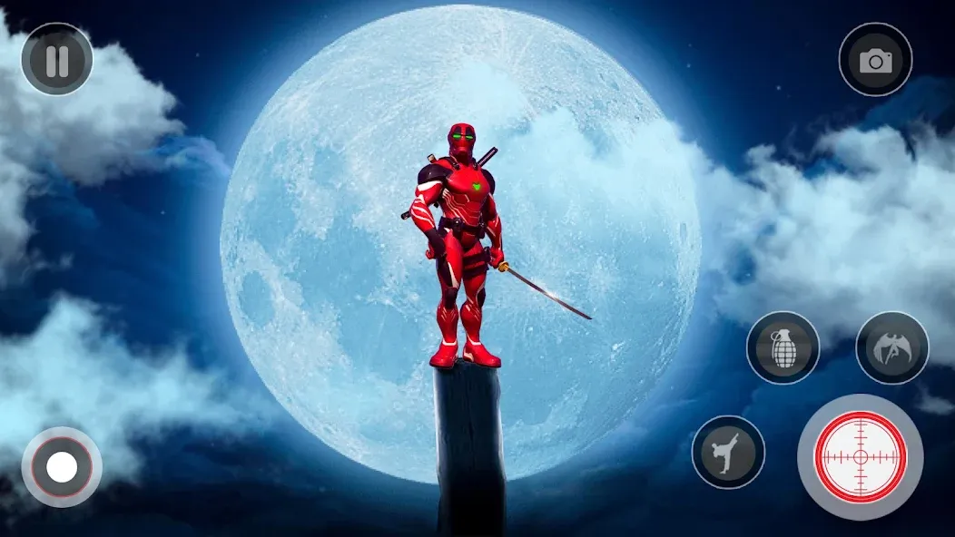 Скачать взлом Spider Miami Rope Hero Ninja [MOD: безлимитные деньги и суперсилы] — скриншот 2