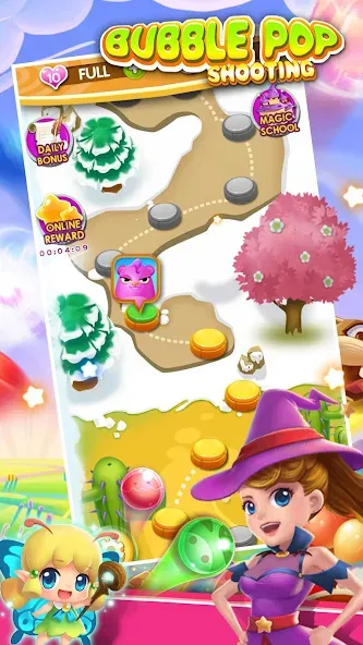 Bubble Pop - Classic Bubble Sh [MOD: все уровни и без рекламы] на Андроид — скриншот 2