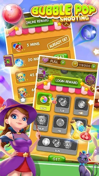 Bubble Pop - Classic Bubble Sh [MOD: все уровни и без рекламы] на Андроид — скриншот 3