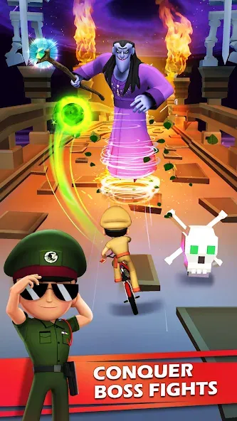Скачать Little Singham Cycle Race [MOD: безлимитные монеты и все велосипеды] — скриншот 5