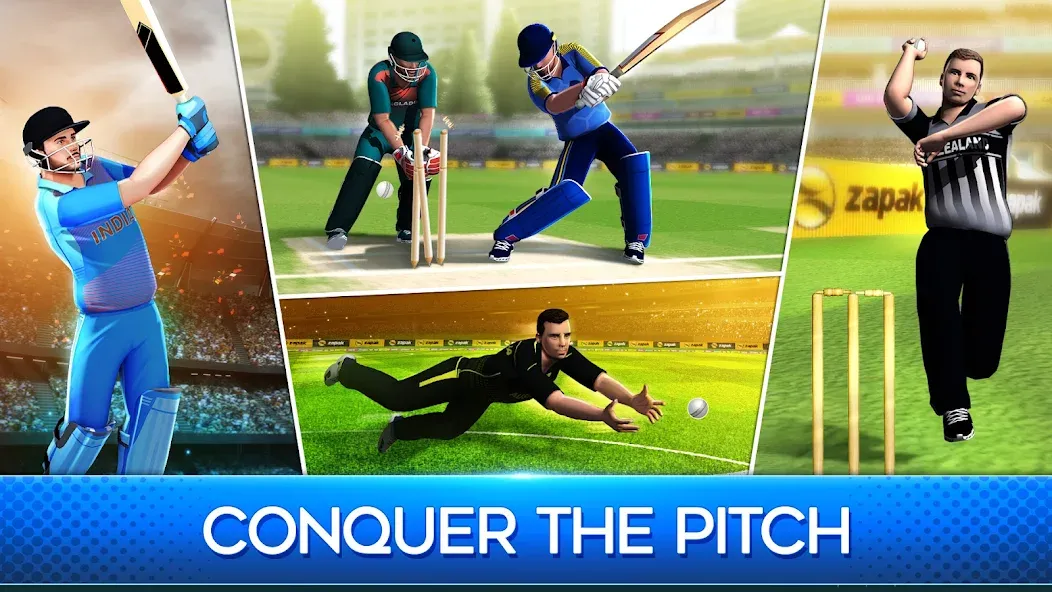 Взломанная World Cricket Premier League [MOD: безлимитные деньги и открыты все уровни] на Андроид — скриншот 4