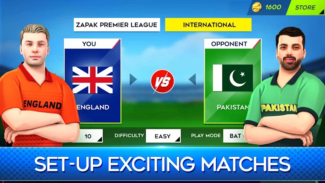 Взломанная World Cricket Premier League [MOD: безлимитные деньги и открыты все уровни] на Андроид — скриншот 5