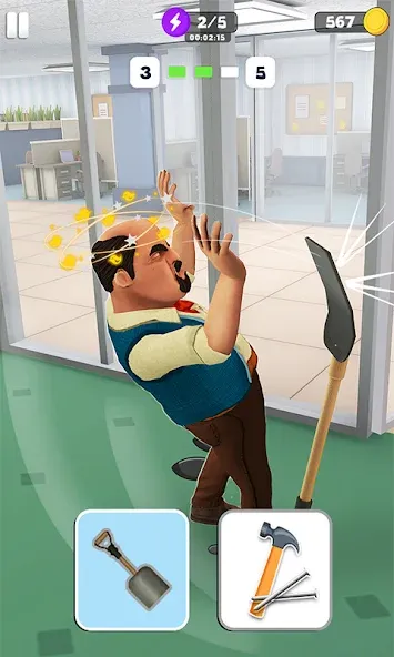 The Office : Prank The Boss [MOD: безлимитные монеты и подсказки] (Бесплатно / APK) — скриншот 2