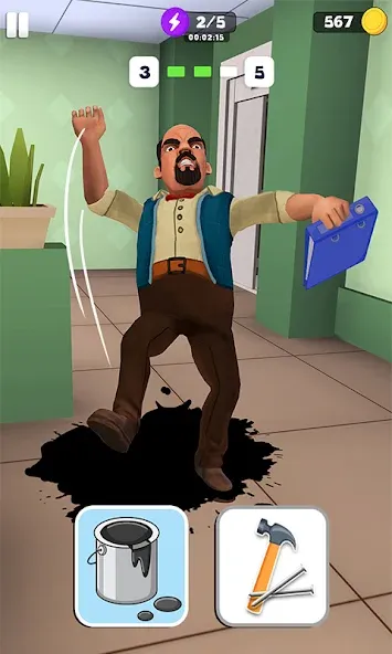 The Office : Prank The Boss [MOD: безлимитные монеты и подсказки] (Бесплатно / APK) — скриншот 3