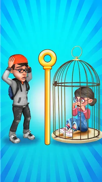 Pull The String : Nick's Quest [MOD: открыты все уровни и персонажи] (Бесплатно / APK) — скриншот 1
