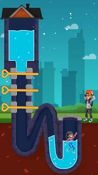 Pull The String : Nick's Quest [MOD: открыты все уровни и персонажи] (Бесплатно / APK) — скриншот 2
