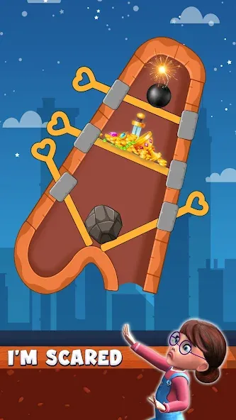 Pull The String : Nick's Quest [MOD: открыты все уровни и персонажи] (Бесплатно / APK) — скриншот 3