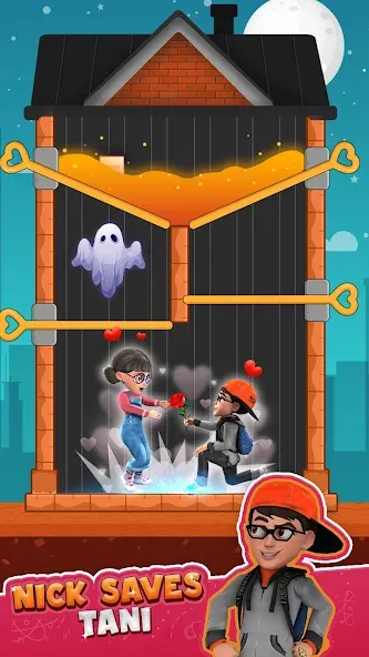 Pull The String : Nick's Quest [MOD: открыты все уровни и персонажи] (Бесплатно / APK) — скриншот 4
