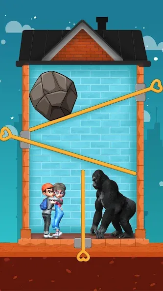 Pull The String : Nick's Quest [MOD: открыты все уровни и персонажи] (Бесплатно / APK) — скриншот 5