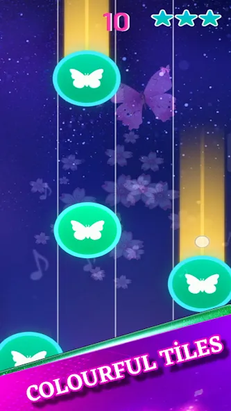 Скачать Pop Piano Fire : Magic Tiles 2 [MOD: безлимитные жизни и разблокированы песни] на телефон — скриншот 1