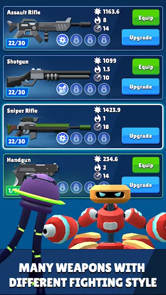 Ascent Hero: Roguelike Shooter [MOD: много денег и оружия] последняя версия — скриншот 2