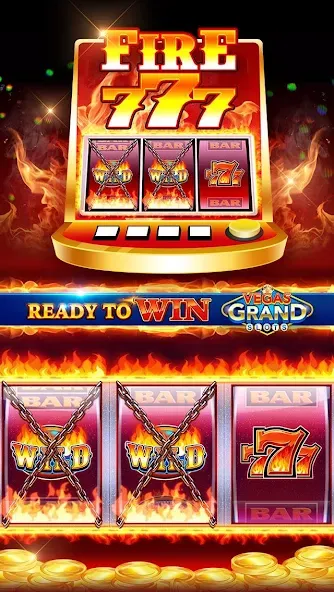 Скачать Vegas Grand Slots:Casino Games [MOD: безлимитные монеты и бонусы] — скриншот 3