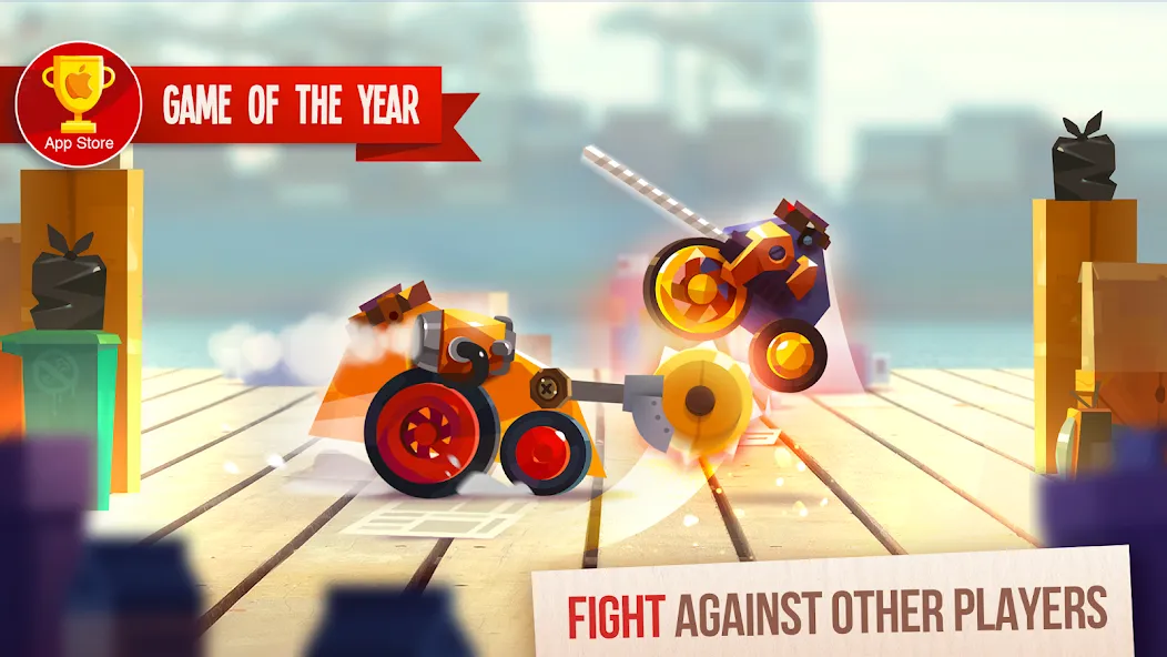 CATS: Crash Arena Turbo Stars [MOD: безлимитные монеты и усиленные машины] на Андроид — скриншот 2