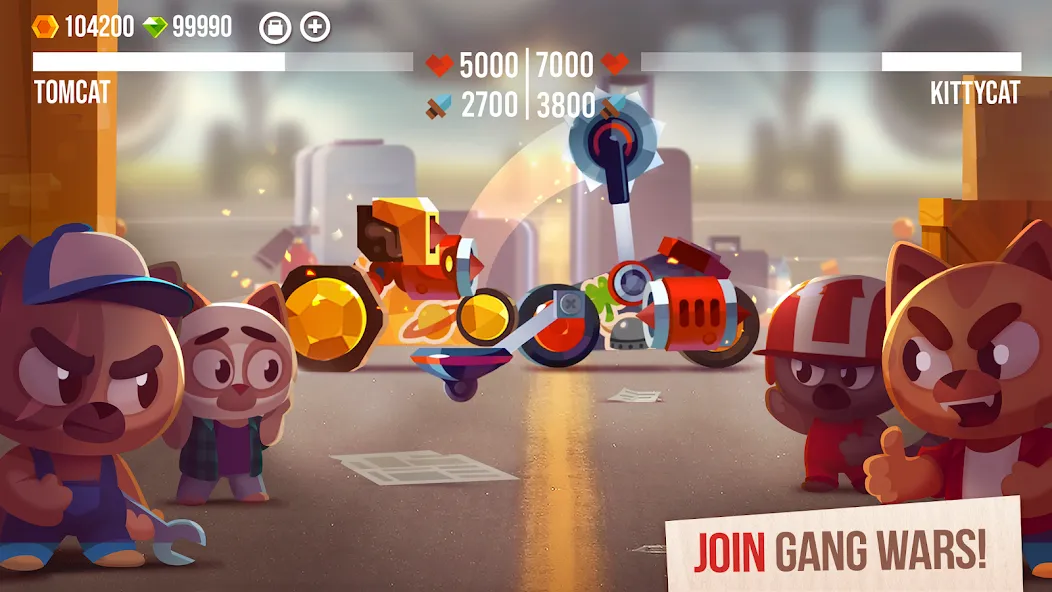 CATS: Crash Arena Turbo Stars [MOD: безлимитные монеты и усиленные машины] на Андроид — скриншот 4