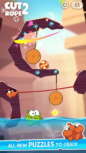 Cut the Rope 2 [MOD: безлимитные монеты и открыты уровни] — Скачать бесплатно (APK) — скриншот 3