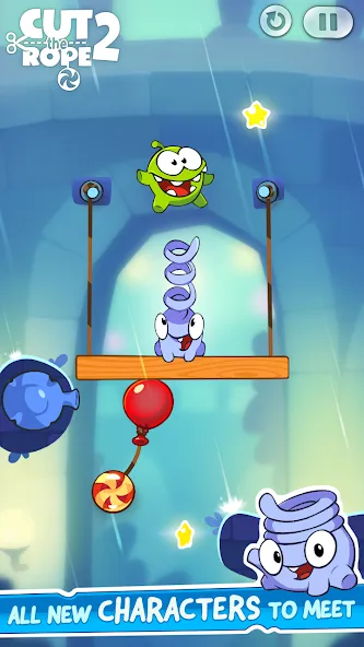 Cut the Rope 2 [MOD: безлимитные монеты и открыты уровни] — Скачать бесплатно (APK) — скриншот 4