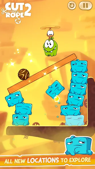 Cut the Rope 2 [MOD: безлимитные монеты и открыты уровни] — Скачать бесплатно (APK) — скриншот 5