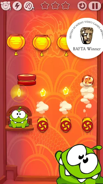 Скачать Cut the Rope [MOD: безлимитные подсказки и энергия] — скриншот 1