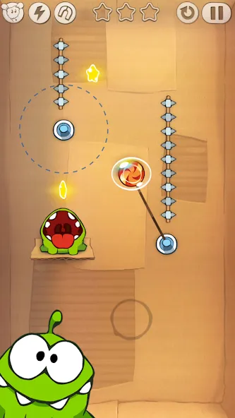 Скачать Cut the Rope [MOD: безлимитные подсказки и энергия] — скриншот 3