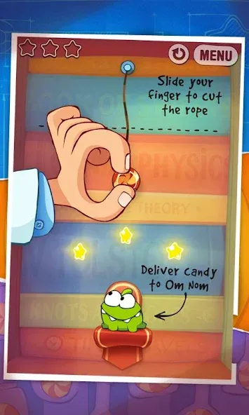 Cut the Rope: Experiments [MOD: безлимитные монеты и все уровни открыты] — Скачать бесплатно (APK) — скриншот 5