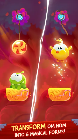 Cut the Rope: Magic [MOD: безлимитные монеты и все уровни] на Андроид — скриншот 1