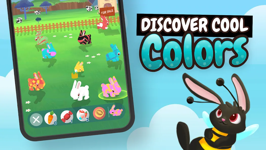 Bunniiies - Uncensored Rabbit [MOD: открыты все кролики и локации] — Скачать бесплатно (APK) — скриншот 5