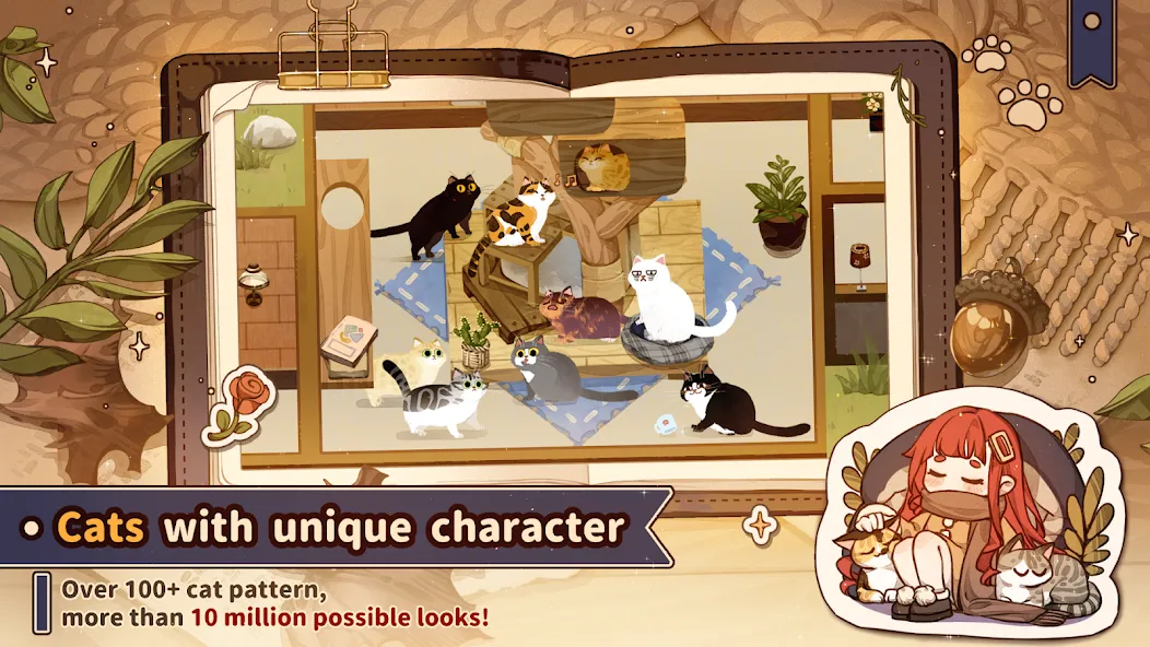 Взломанная Losing Cats Way [MOD: бесконечные жизни и подсказки] на Андроид — скриншот 2